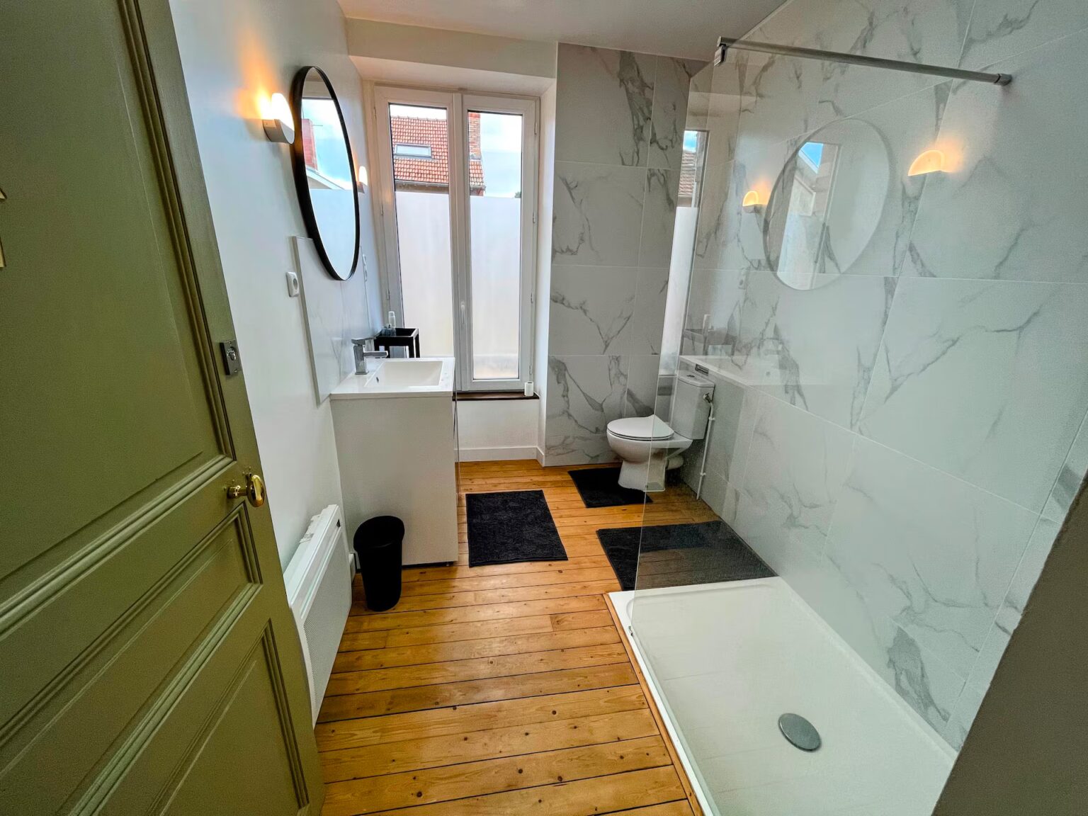 Salle de bain à l'étage